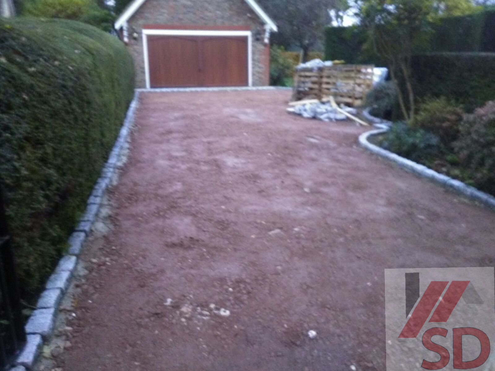 Gravel Driveway Installation Completed - Gravel Shingle