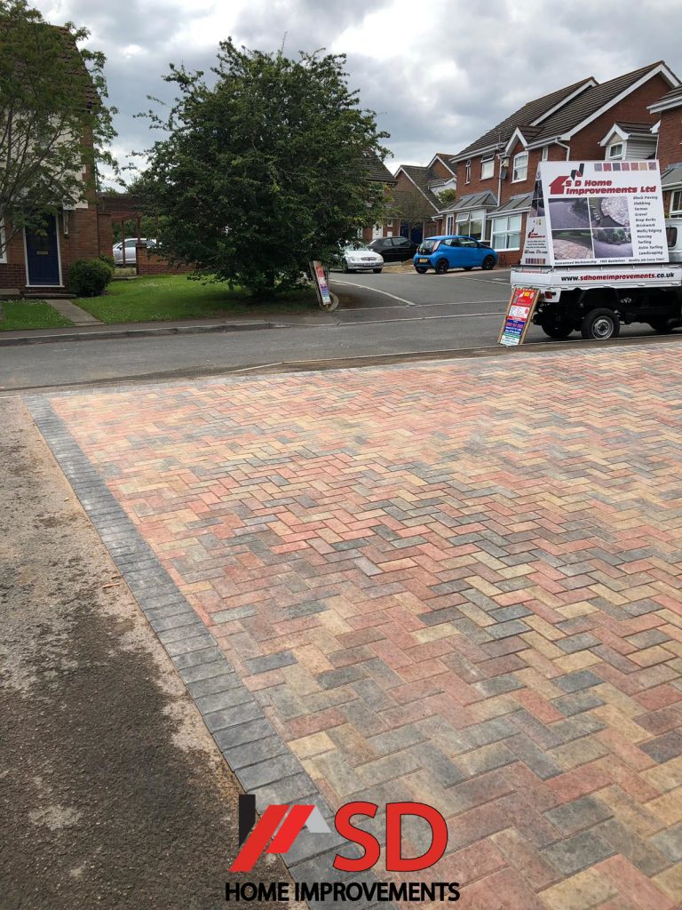 New Driveway With Block Paving