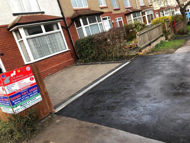 Block Paving Driveway with Tarmac Apron in Bristol City