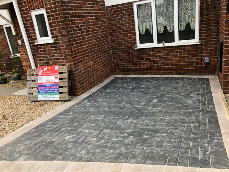New Charcoal Block Paved Driveway in Yate, Bristol