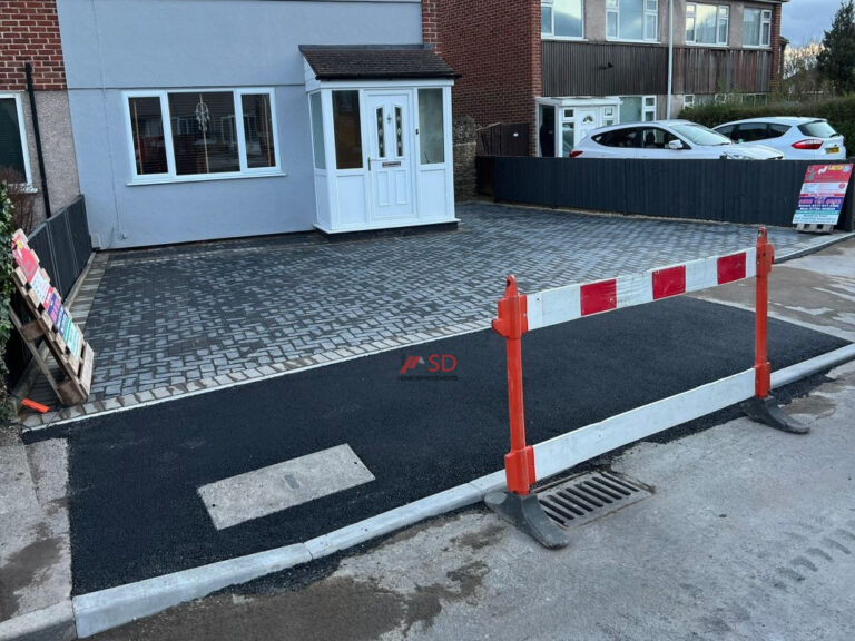 Block Paved Driveway with Dropped Kerb in Yate, Bristol