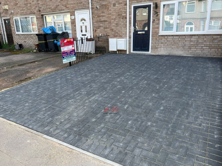 Charcoal Paved Driveway in Fishponds, Bristol