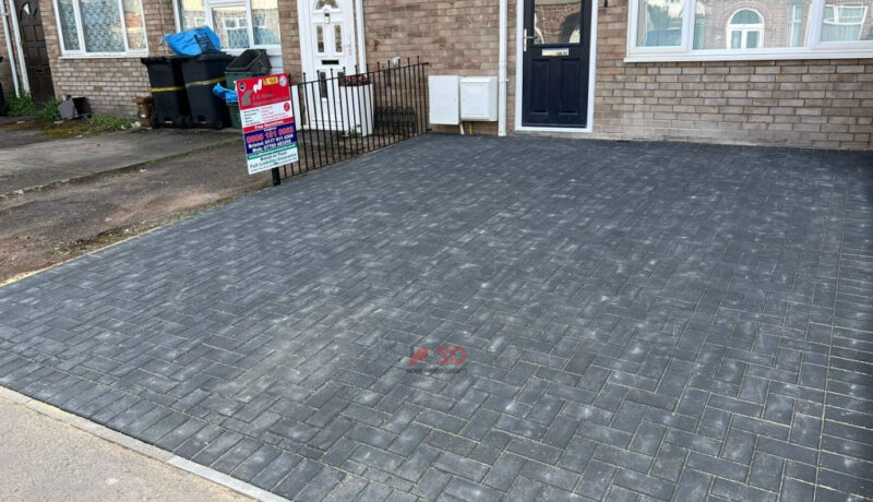Charcoal Paved Driveway in Fishponds, Bristol