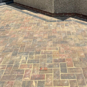Block Paving Driveway with Drainage and New Fencing in Downend,…
