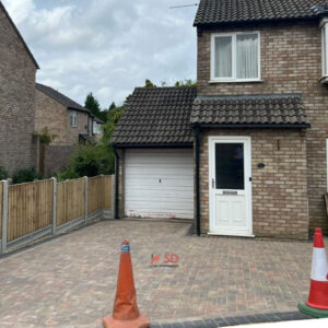 New Driveway and Fencing Installation in Stoke Gifford, Bristol