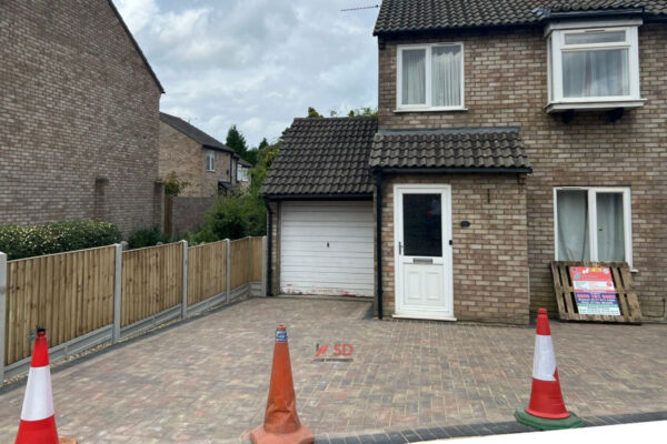 New Driveway And Fencing Installation In Stoke Gifford, Bristol (9)