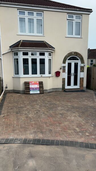 Block Paving Driveway With Matching Step In Fishponds, Bristol (4)