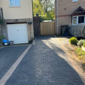 Charcoal Block Paving Driveway in Stoke Gifford, Bristol