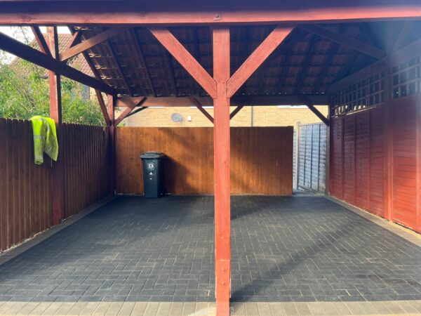 New Block Paving Driveway Under Carport In Bradley Stoke, Bristol (7)