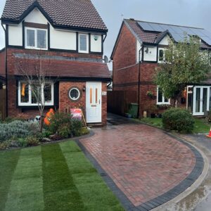 New Block Paving Driveway and Garden in Portishead, Somerset