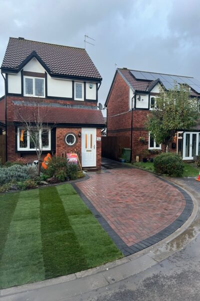 New Block Paving Driveway And Garden In Portishead, North Somerset (4)