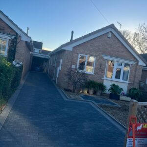 New Block Paving Driveway and Fencing in Portishead, North Somerset