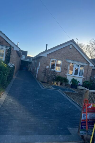 New Block Paving Driveway And Fencing In Portishead, North Somerset (3)