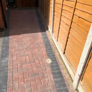 Brindle Block Paving Patio in Bradley Stoke, Bristol