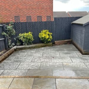 Indian Sandstone Patio in Bradley Stoke, South Gloucestershire